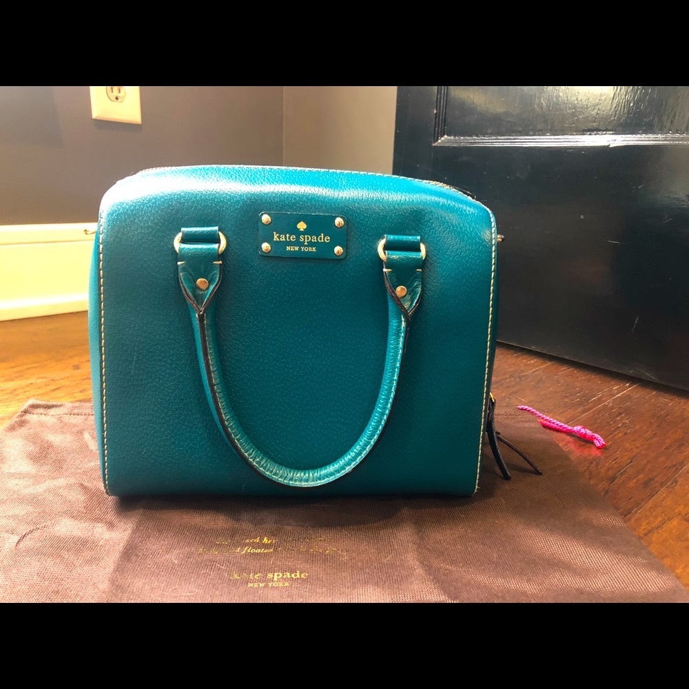 Kate Spade - teal Alessa Wellesley bag